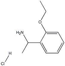 1-(2-ethoxyphenyl)-1-ethanamine hydrochloride Struktur