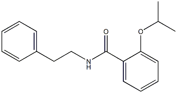 2-isopropoxy-N-phenethylbenzamide Struktur