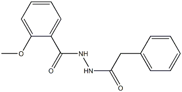 2-methoxy-N'-(2-phenylacetyl)benzohydrazide Struktur