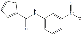 N-(3-nitrophenyl)-2-thiophenecarboxamide Struktur