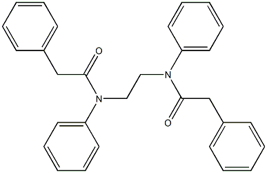 N,2-diphenyl-N-{2-[(2-phenylacetyl)anilino]ethyl}acetamide Struktur