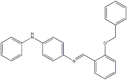 N-(4-anilinophenyl)-N-{(E)-[2-(benzyloxy)phenyl]methylidene}amine Struktur