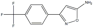 3-[4-(trifluoromethyl)phenyl]-5-isoxazolylamine Struktur