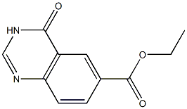 ethyl 4-oxo-3,4-dihydroquinazoline-6-carboxylate Struktur