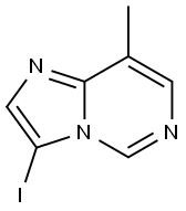 3-iodo-8-methylimidazo[1,2-c]pyrimidine Struktur