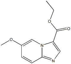 ethyl 6-methoxyimidazo[1,2-a]pyridine-3-carboxylate Struktur