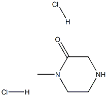 1-Methylpiperazin-2-one dihydrochloride ,97% Struktur