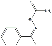 (Z)-1-(1-Phenylethylidene)semicarbazide ,98% Struktur