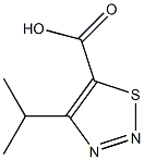 4-Isopropyl-1,2,3-thiadiazole-5-carboxylic acid ,95% Struktur