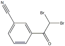 3-(2,2-Dibromoacetyl)benzonitrile ,97% Struktur