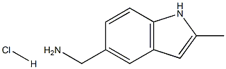 [(2-methyl-1H-indol-5-yl)methyl]amine hydrochloride Struktur