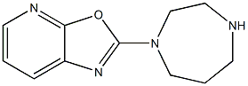 2-(1,4-diazepan-1-yl)[1,3]oxazolo[5,4-b]pyridine Struktur