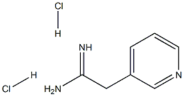 2-pyridin-3-ylethanimidamide dihydrochloride Struktur