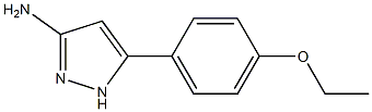 5-(4-ethoxyphenyl)-1H-pyrazol-3-amine Struktur