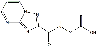 N-([1,2,4]triazolo[1,5-a]pyrimidin-2-ylcarbonyl)glycine Struktur