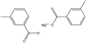 Bis(3-methylbenzoic acid)magnesium salt Struktur