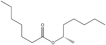 (+)-Heptanoic acid (S)-1-methylhexyl ester Struktur