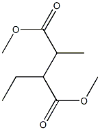 Pentane-2,3-dicarboxylic acid dimethyl ester Struktur