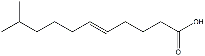 10-Methyl-5-undecenoic acid Struktur