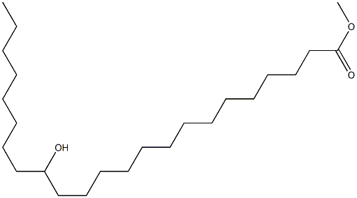 15-Hydroxytricosanoic acid methyl ester Struktur