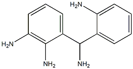 (2-Aminophenyl)(2,3-diaminophenyl)methanamine Struktur