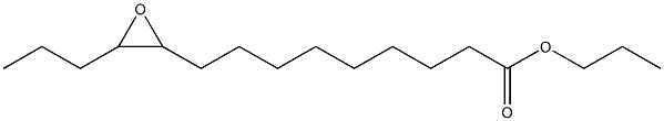 10,11-Epoxytetradecanoic acid propyl ester Struktur