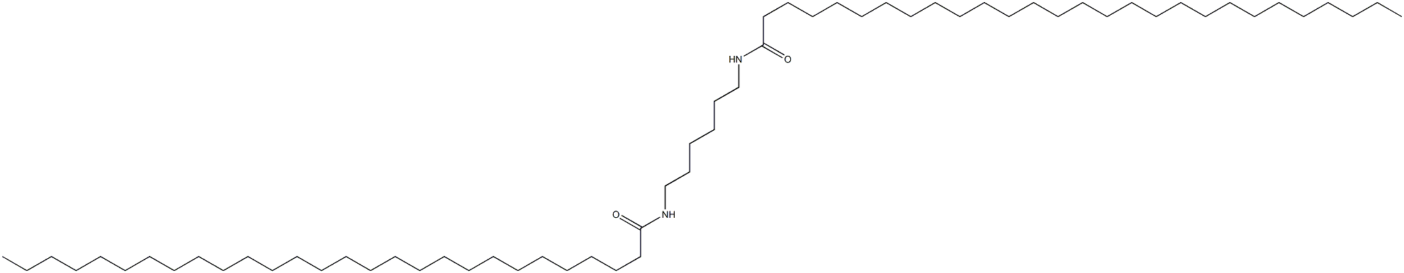 N,N'-(1,6-Hexanediyl)bis(octacosanamide) Struktur