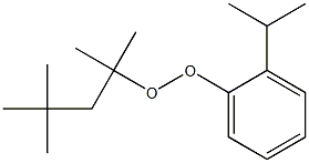 2-Isopropylphenyl 1,1,3,3-tetramethylbutyl peroxide Struktur