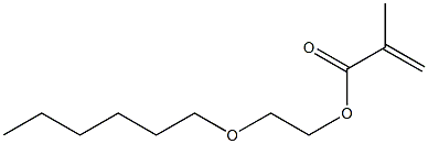 Methacrylic acid (3-oxanonan-1-yl) ester Struktur