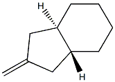 trans-Hexahydro-2-methyleneindane Struktur