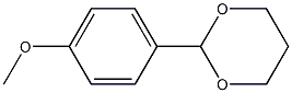 4-Methoxybenzaldehyde trimethylene acetal Struktur