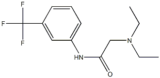 N-[3-(Trifluoromethyl)phenyl]-2-(diethylamino)acetamide Struktur