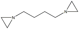 1,4-Bis(aziridin-1-yl)butane Struktur