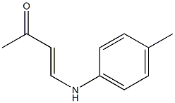 4-(4-Methylphenylamino)-3-buten-2-one Struktur