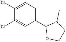 2-(3,4-Dichlorophenyl)-3-methyloxazolidine Struktur