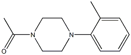 1-Acetyl-4-(o-tolyl)piperazine Struktur