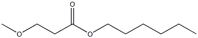 3-Methoxypropionic acid hexyl ester Struktur