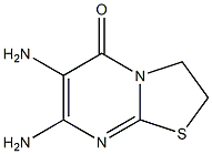 6,7-Diamino-2,3-dihydro-5H-thiazolo[3,2-a]pyrimidin-5-one Struktur