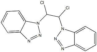 1,2-Dichloro-1,2-bis(1H-benzotriazol-1-yl)ethane Struktur