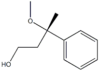 [S,(-)]-3-Methoxy-3-phenyl-1-butanol Struktur