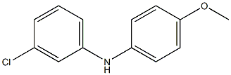 N-(m-Chlorophenyl)-p-anisidine Struktur