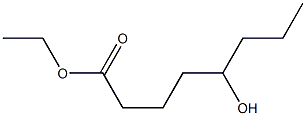 5-Hydroxycaprylic acid ethyl ester Struktur