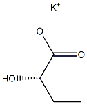 [S,(-)]-2-Hydroxybutyric acid potassium salt Struktur