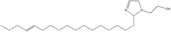 2-(13-Heptadecenyl)-3-imidazoline-1-ethanol Struktur