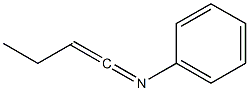 N-(1-Buten-1-ylidene)aniline Struktur