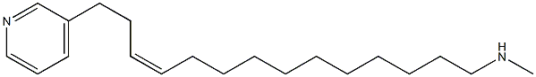 (Z)-N-Methyl-14-(3-pyridinyl)-11-tetradecen-1-amine Struktur