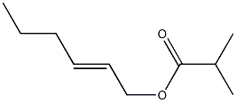 trans-2-Hexenyl isobutyrate Struktur