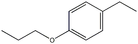 1-Propoxy-4-ethylbenzene Struktur