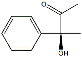 [S,(+)]-3-Hydroxy-3-phenyl-2-butanone Struktur