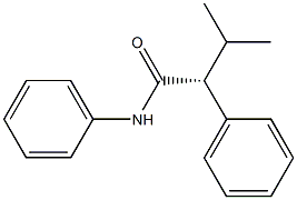 [R,(-)]-3-Methyl-2,N-diphenylbutyramide Struktur